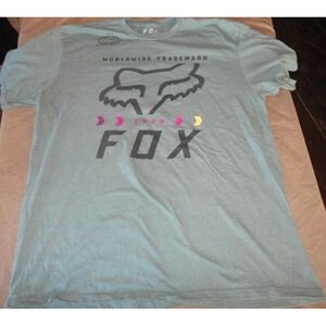 Fox Graphic Shrit Mens XL SAGE GREEN Short Sleeve Logo MOTOCROSS DIRT BIKE